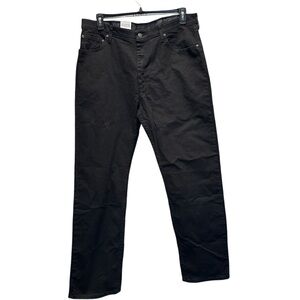 Wrangler Authentics Men's Reg. Fit Comfort‎ Flex Waist Jeans black size 38 x 32
